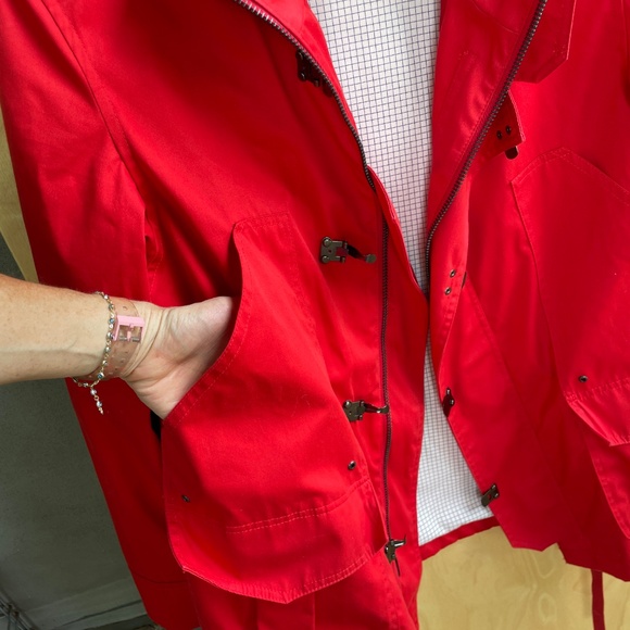 Perfect red fall jacket - Picture 3 of 5